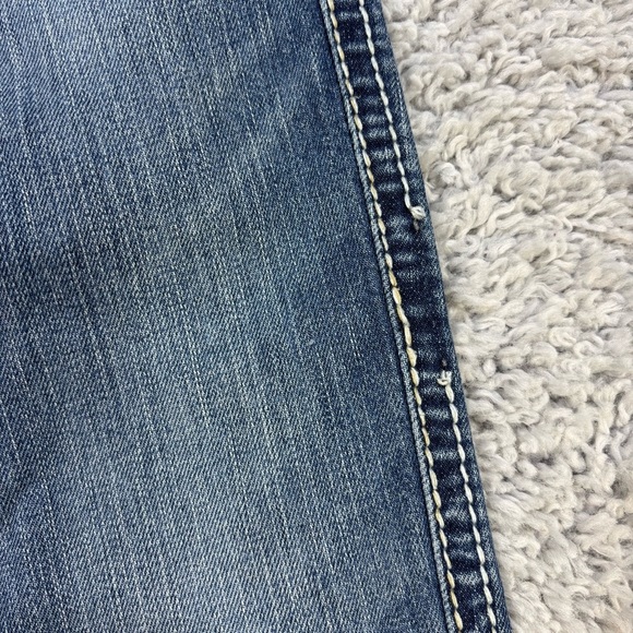 Silver Jeans Womens 26 Frances Capri Low Rise Denim Stretch Big Stitch Cuffed - Picture 6 of 6